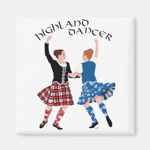 Scottish Highland Dance Reel Magnet