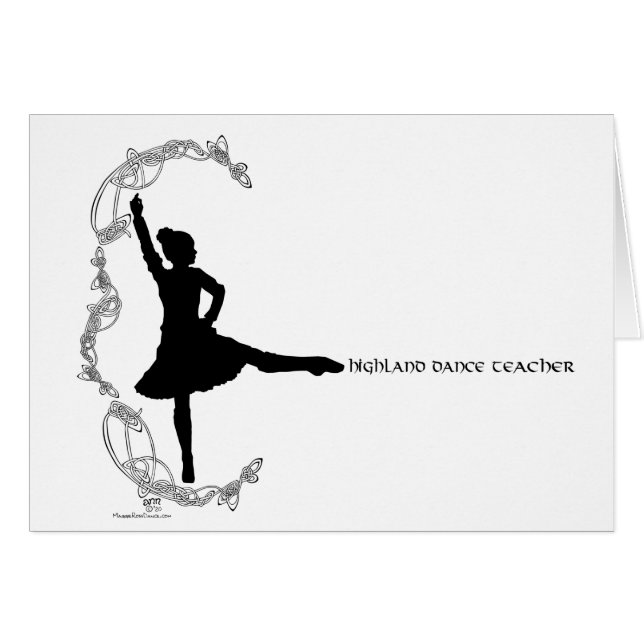 Scottish Highland Dance Teacher (Front Horizontal)