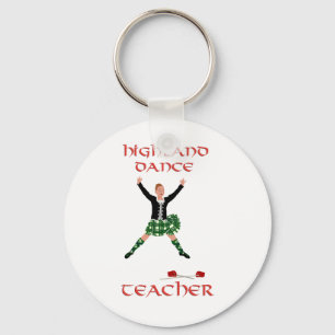 Scottish Highland Dance Teacher Keychain