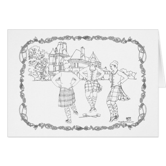 Scottish Highland Dancer (Front Horizontal)