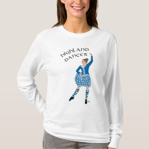 Scottish Highland Dancer - Teal T-Shirt