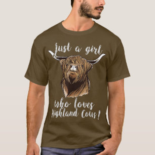 Scottish highland Scotland cattle animal cow  - 1  T-Shirt