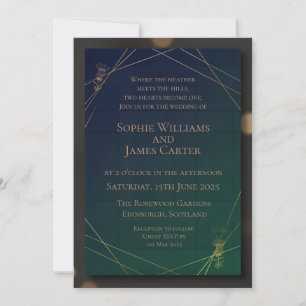 Scottish Highland Skies Wedding Invitation