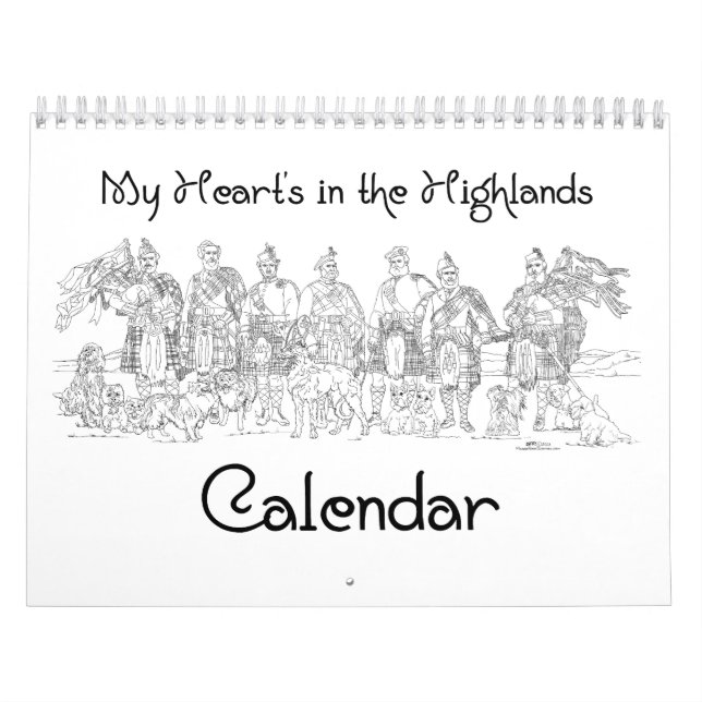 Scottish Highlanders and Castles CALENDAR (Cover)
