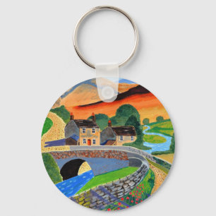 Scottish Highlands 3 Keychain