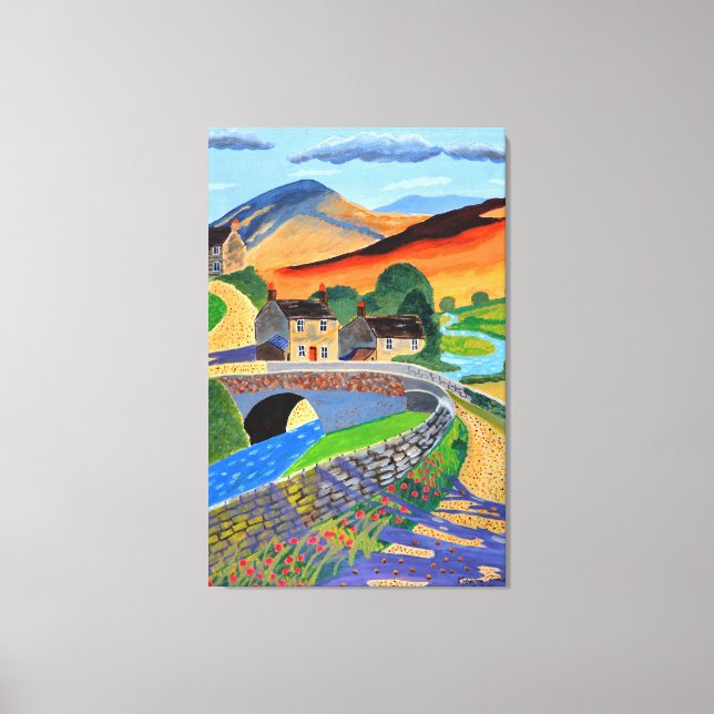 Scottish Highlands canvas art  (Front)