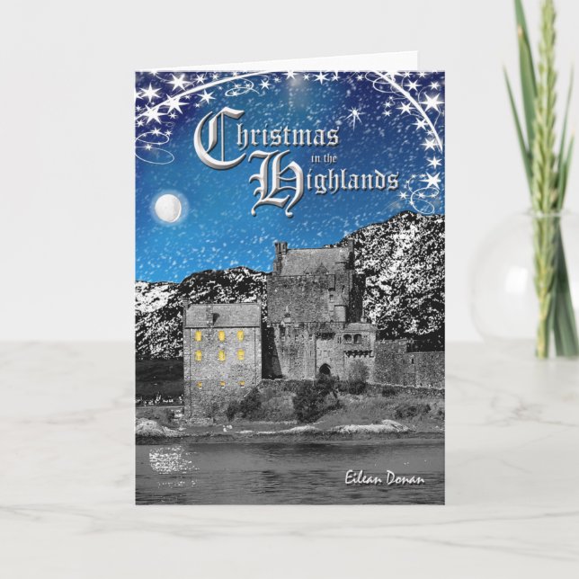 Scottish Highlands Christmas Card (Front)