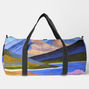 Scottish highlands duffel & gym bag