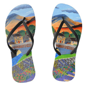 Scottish Highlands Flip Flops