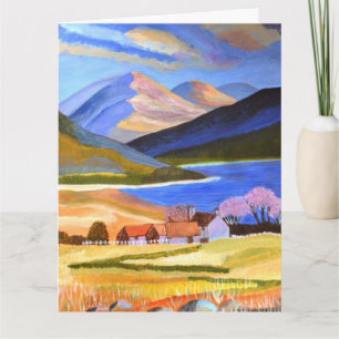 Scottish Highlands Folded greeting card