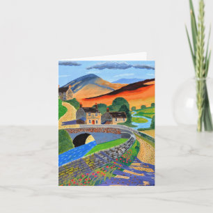 Scottish Highlands invitation folded card 