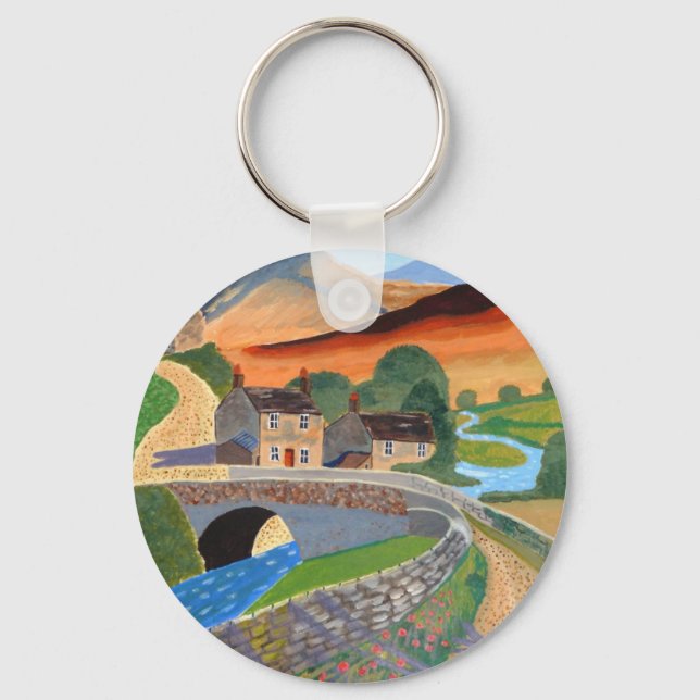 Scottish Highlands Keychain (Front)