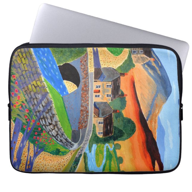 Scottish Highlands  Laptop Sleeve (Front)