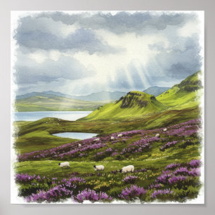 Scottish Highlands Poster