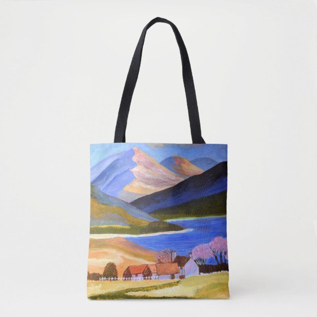 Scottish Highlands Tote Bag  (Front)