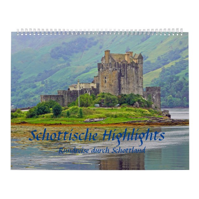 Scottish Highlights Tour Scotland Calendar (Cover)