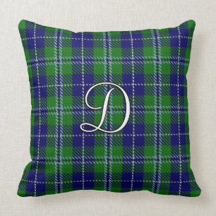 Scottish Home Clan Douglas Tartan Plaid Throw Pillow