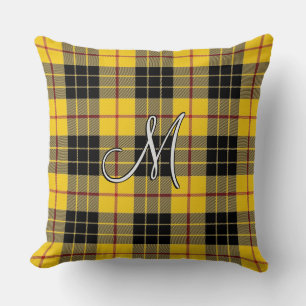Scottish Home Clan MacLeod of Lewis Tartan Plaid Throw Pillow
