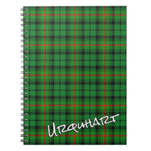 Scottish Honour Clan Urquhart Tartan Notebook