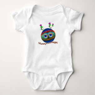 Scottish 'Hoots Toots Haggis' Baby Bodysuit
