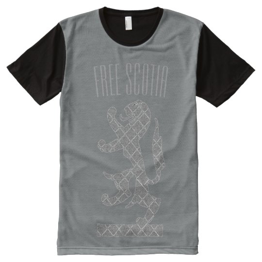 Scottish Independence Free Scotia Scotland Lion All-Over-Print T-Shirt