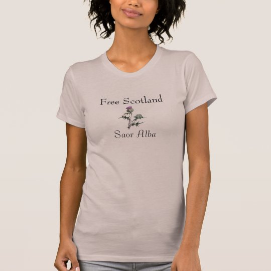 Scottish Independence Gaelic Free Scotland Tee