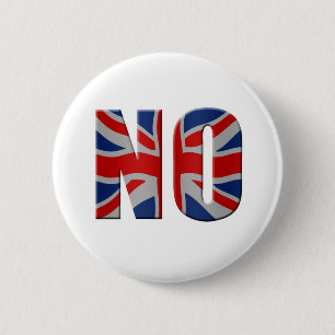 Scottish independence referendum - vote no 2 inch round button