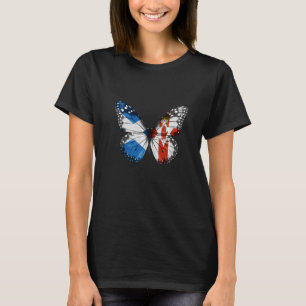Scottish Irish Flag Butterfly T-Shirt