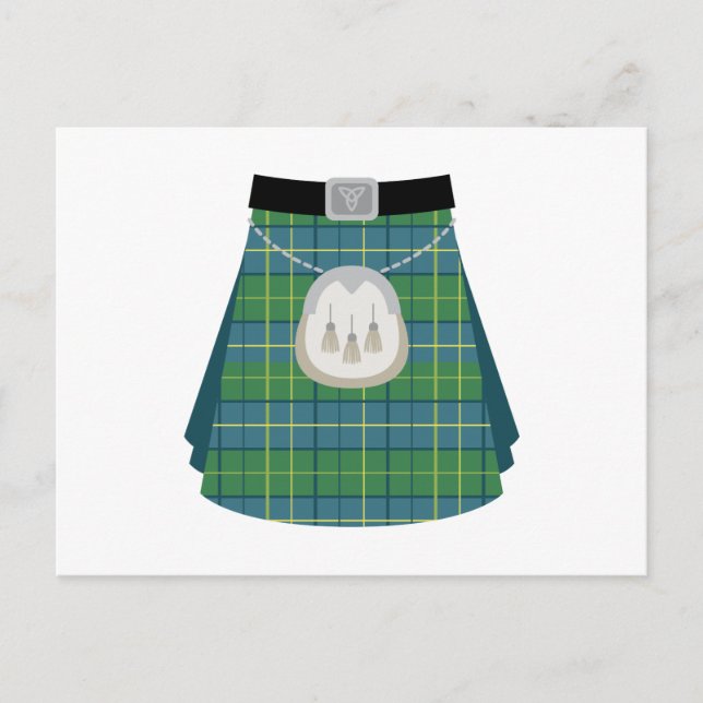 Scottish Kilt Postcard (Front)