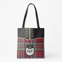 Scottish kilt tote