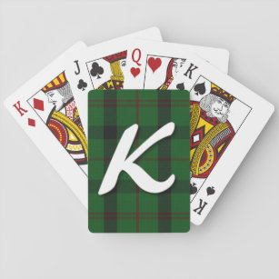 Scottish Kincaid Clan Tartan Plaid Playing Cards
