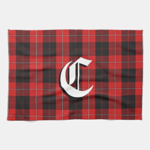 Scottish Kitchen Clan Cunningham Tartan Plaid Towel