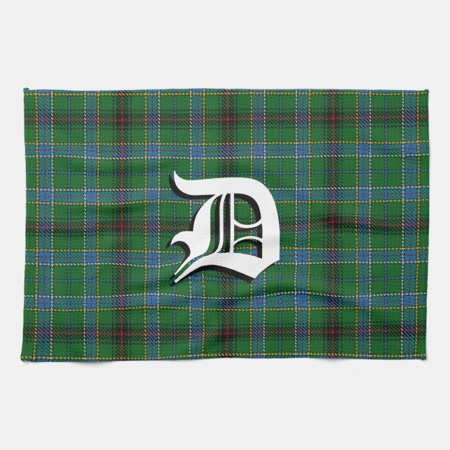 Scottish Kitchen Clan Duncan Tartan Towel (Horizontal)
