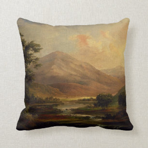 Scottish Landscape by Duncanson Throw Pillow