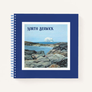 Scottish landscape sea coastal painting fine art  notebook