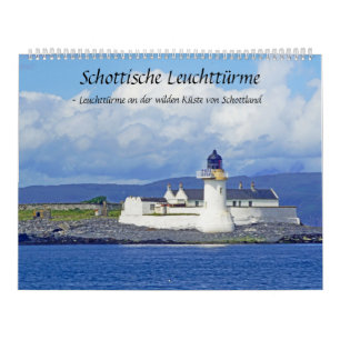 Scottish lighthouses calendar