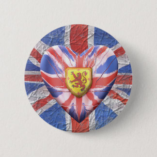 Scottish Lion 2 Inch Round Button