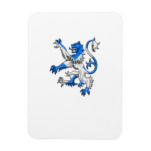 Scottish Lion In St. Andrew’s Colours Magnet