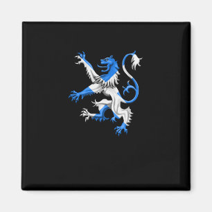 Scottish Lion In St. Andrew’s Colours Magnet