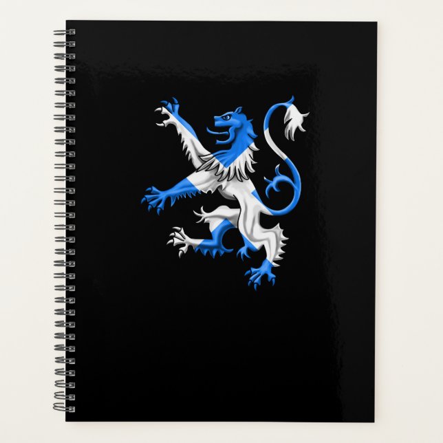 Scottish Lion In St. Andrew’s Colours Planner (Front)
