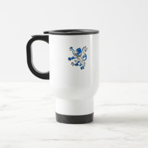 Scottish Lion In St. Andrew’s Colours Travel Mug