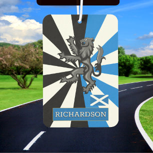 Scottish Lion, Rampant, car, patriotic, Scotland Air Freshener
