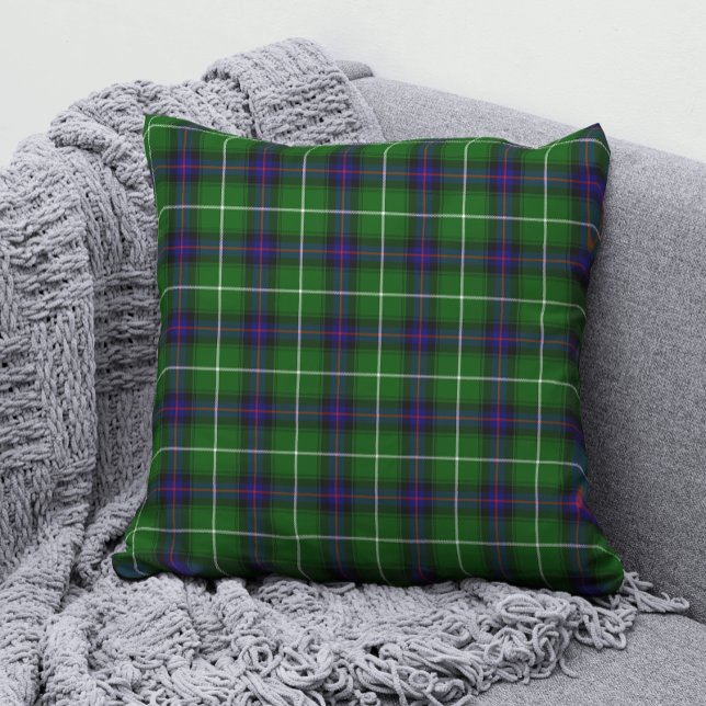 Scottish MacDonald Tartan Throw Pillow (Creator Uploaded)
