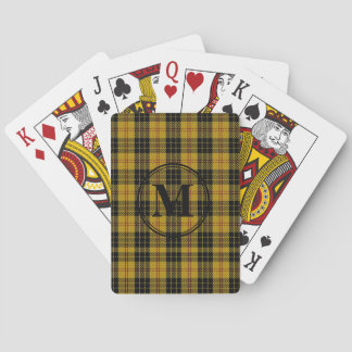 Scottish MacLeod Clan Monogram Name Playing Cards