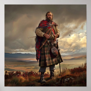 Scottish Man Poster