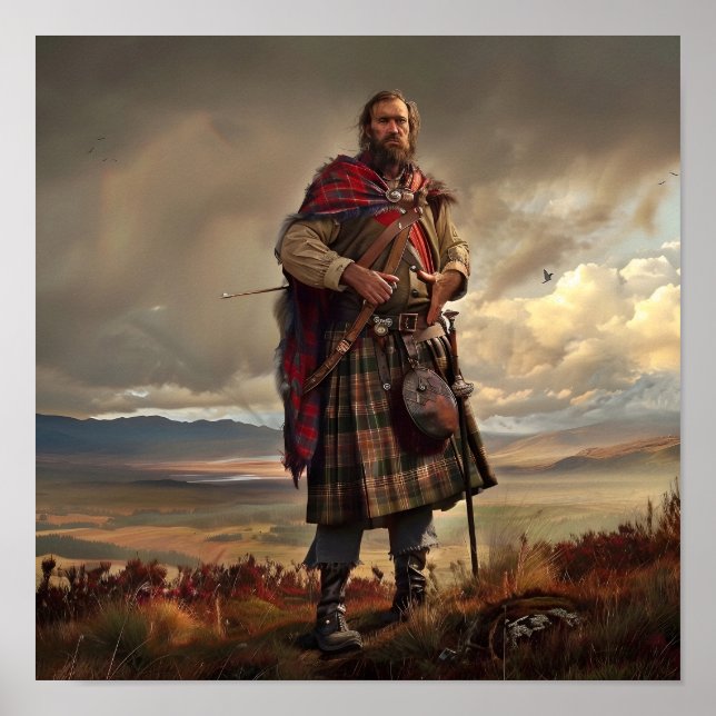 Scottish Man Poster (Front)