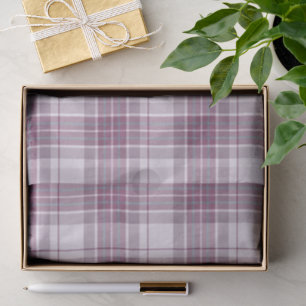 Scottish Mauve Heritage Plaid Tissue Paper