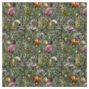 Scottish Meadow Flowers Fabric