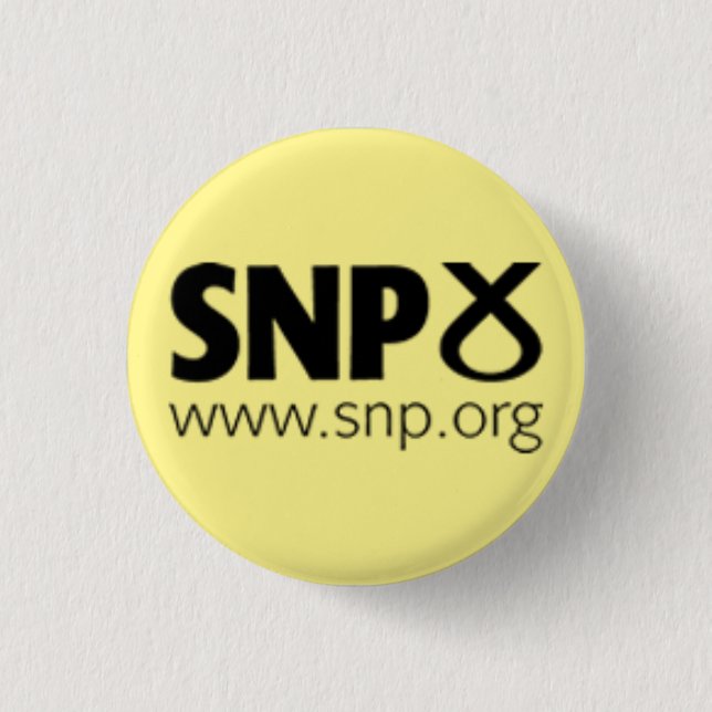 Scottish National Party (SNP) Logo 1 Inch Round Button (Front)