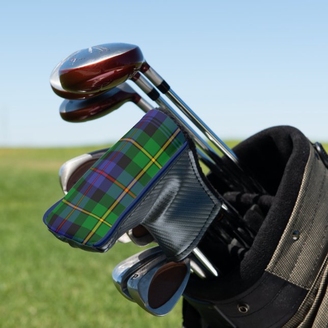 Scottish Plaid, Baillie Wm. Wilson, Golf Head Cover (In Situ)